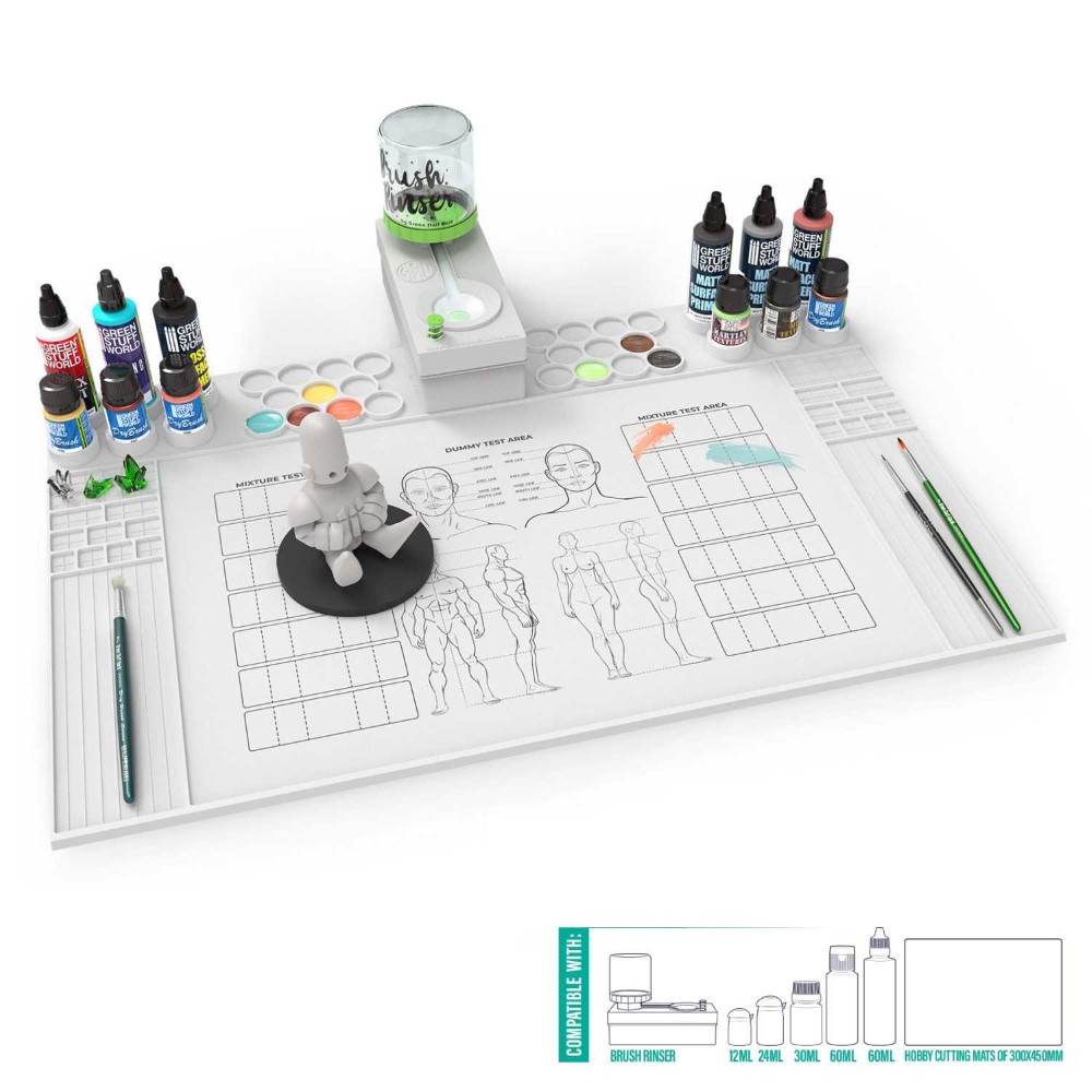 Szilikon festőszőnyeg szélekkel